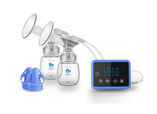 Sacaleches Eléctrico, Bellababy Extractor de Leche Doble Pantalla Táctil Sensible,...