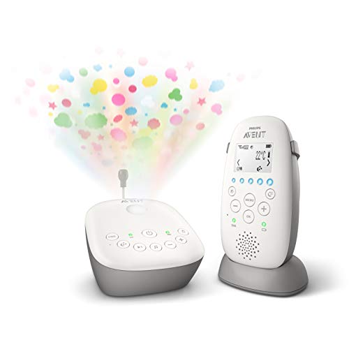 Philips Avent SCD733/00 - Vigilabebes con privacidad y seguridad DECT, luz nocturna...
