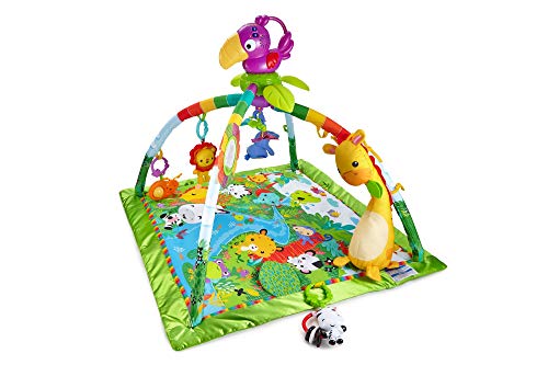 Fisher-Price rey leon deluxe animalitos de la selva, gimnasios bebe, color verde (Mattel...