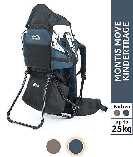 MONTIS Move, Mochila portabebés, hasta 25 kg, 2180 g, Azul