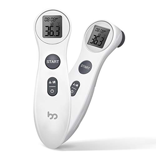 Termómetro Digital de Frente, Termómetro Médico para Medir de Forma Instantánea y...