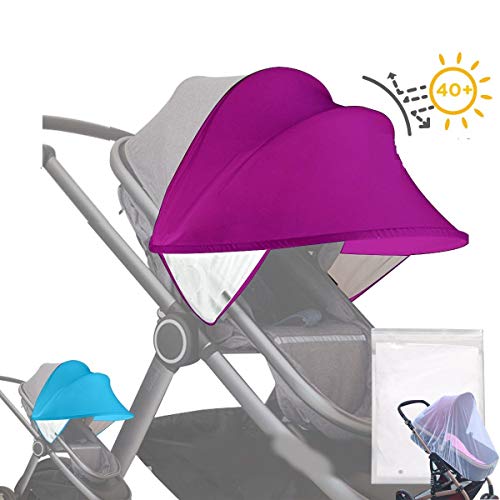 Sombrilla Carrito Bebe Universal Con Mosquitera Carro Bebe Universal - Sombrilla Carrito...