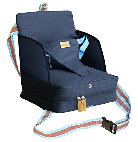 Roba - Asiento infantil hinchable, portátil, como asiento elevador y práctico para...