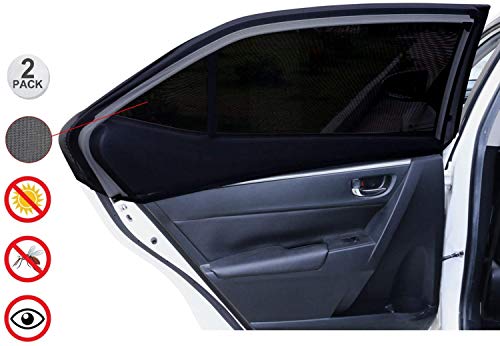 URAQT Parasol de Coche, Parasol Coche Bebe, para Niños y Mascotas, Doble Tejido para...