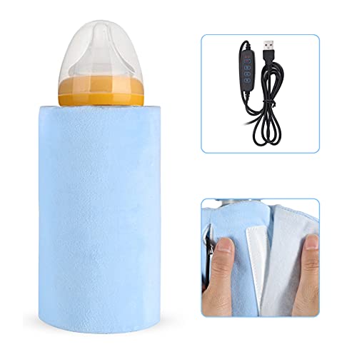 Calentador de Biberón de Viaje para Bebés Infantil, Haofy Calienta Biberón USB...