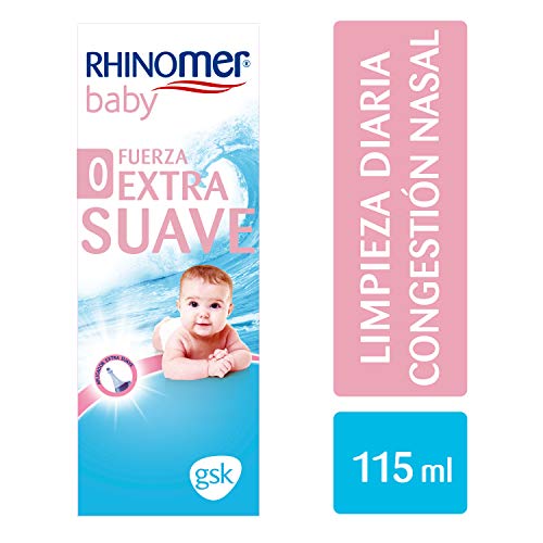 Rhinomer Baby - Spray Nasal 100% Agua de Mar de Origen Natural - Fuerza Extra Suave para...