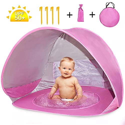 Tienda Playa Bebe, Tienda de Campaña para Niños Pop-up con Piscina de Bebé Plegable...